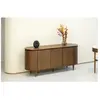Buffet 5 portes 180 cm SORMIOU placage chêne massif Bobochic