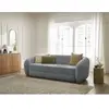 Canapé droit convertible déplimousse NEYO tissu texturé Bobochic