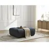 Pouf ANAKIN tissu bouclette bleu foncé   BOBOCHIC