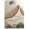 Tapis shaggy LALOU motif abstrait beige 200x290  BOBOCHIC
