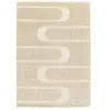 Tapis poils longs CALEB motif graphique beige 160x230  BOBOCHIC