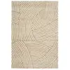 Tapis poils courts STAN motif abstrait marron 120x170  BOBOCHIC