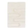 Tapis poils longs CALEB motif graphique ecru 160x230  BOBOCHIC