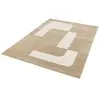Tapis poils courts CLOTAIRE motif abstrait marron 160x230  BOBOCHIC