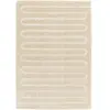Tapis poils longs CYRELLO motif graphique beige 120x170  BOBOCHIC