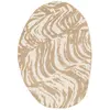 Tapis poils courts ORIAN motif abstrait marron 200x290  BOBOCHIC