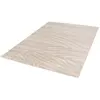 Tapis poils ras ZAYN motif abstrait beige 120x170  BOBOCHIC
