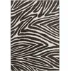 Tapis poils ras ZAYN motif abstrait gris 200x290  BOBOCHIC