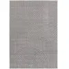 Tapis poils ras HERVE motif abstrait gris 200x290  BOBOCHIC