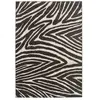 Tapis poils ras ZAYN motif abstrait gris 160x230  BOBOCHIC