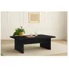 Bobochic table basse 120 cm loana effet bois noir LOANA