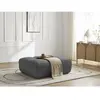Pouf ANAKIN tissu bouclette gris foncé   BOBOCHIC