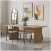 Table à manger 200 cm AGATHE effet chêne    BOBOCHIC