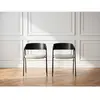 Lot de 2 chaises SOREN tissu texturé    BOBOCHIC