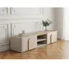 Meuble TV 1 porte 1 tiroir 170 cm ENYRA beige   BOBOCHIC