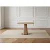 Table à manger carrée NOA 120 cm placage chêne massif    BOBOCHIC