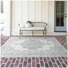 Tapis tissé plat SAMI motif vintage noir 200x290  BOBOCHIC