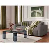 Canapé droit convertible ouverture express 3 places BRADLEY tissu bouc...