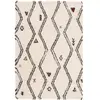 Tapis poils longs NALY motif graphique    BOBOCHIC