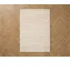 Tapis poils longs TELIRA motif abstrait beige 160x230  BOBOCHIC