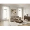 Canapé droit convertible ouverture express 3 places ARCHI tissu velour...