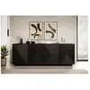 Buffet Bobochic Buffet 4 portes 200 cm alice Noir