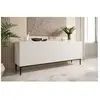 Bobochic - Buffet Buffet 4 portes 200 cm kasha Pieds noir Blanc