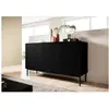 Bobochic - Buffet Buffet 3 portes 150 cm kasha Pieds noir Noir