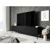 Bobochic meuble tv 200 cm kasha pieds noir noir KASHA