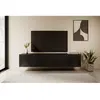 Bobochic meuble tv suspendu 200 cm alice noir ALICE