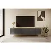 Bobochic - Accueil Séjour Meuble tv Meuble tv suspendu 200 cm alice Gris foncé