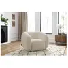 Bobochic - Fauteuil & pouf Fauteuil celine tissu bouclette Beige