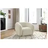Accueil Séjour Fauteuil & pouf Bobochic Fauteuil celine tissu lisse Beige