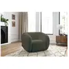 Accueil Séjour Fauteuil & pouf Bobochic Fauteuil celine tissu bouclette Vert