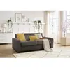 BOBOCHIC Canapé droit convertible MONACO ouverture express velours côt...