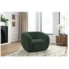 Fauteuil & pouf Bobochic Fauteuil celine tissu lisse Vert