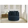 Accueil Séjour Fauteuil & pouf Bobochic Fauteuil cesar velours Bleu