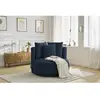 Accueil Séjour Fauteuil & pouf Bobochic Fauteuil cesar tissu bouclette Bleu