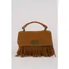 1987 by Abaco - Sac à bandouliere en cuir Louis Frange camel - 28x20x9...