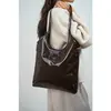 Abaco Paris - Sac porte épaule en Cuir neven marron - 32x30x1 cm OS