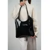 Abaco Paris - Sac porte épaule en Cuir neven noir - 32x30x1 cm OS