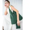 Abaco Studio - Sac à main en Velours de Cuir Deni Vert Militaire - 40x...
