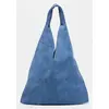 Abaco Studio - Cabas en Cuir Deni bleu marine - 40x47 cm OS