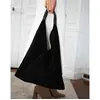 Abaco Studio - Cabas en Cuir Deni noir - 40x47 cm OS