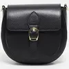1987 by Abaco - Sac bandoulière en Cuir Polly noir - 21x19x6 cm OS