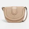 1987 by Abaco - Sac bandoulière en Cuir Gwen nude - 20x16x7 cm OS