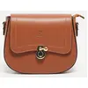 1987 by Abaco - Sac bandoulière en Cuir Susy camel - 23x18x7.5 cm OS