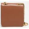 Abaco Paris - Sac bandoulière en Cuir Box camel  - 16x16x6 cm OS