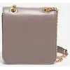 Abaco Paris - Sac bandoulière en Cuir Box taupe  - 16x16x6 cm OS