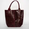 1987 by Abaco - Sac à main en Cuir Star Bordeaux - 42x33x18 cm OS